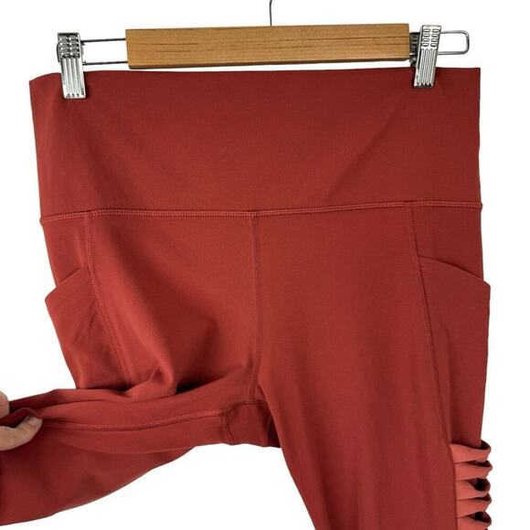 Athleta Salutation Stash Pocket II Twist 7/8 Tight in Russet Brown High Rise L - Picture 6 of 16
